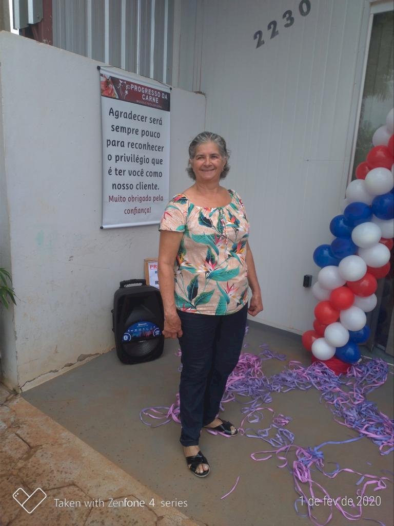 Homenageada do dia: Marlene de Almeida Gregório