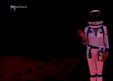 Ana Maria Braga apresenta Mais Você vestida de astronauta