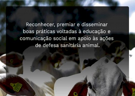 CNA lança Prêmio Pecuária Saudável