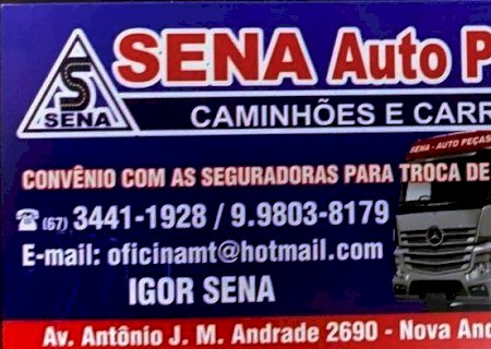 Em Nova Andradina e Região Sena Auto Peças, é o endereço certo para suas compras de peças e assessórios