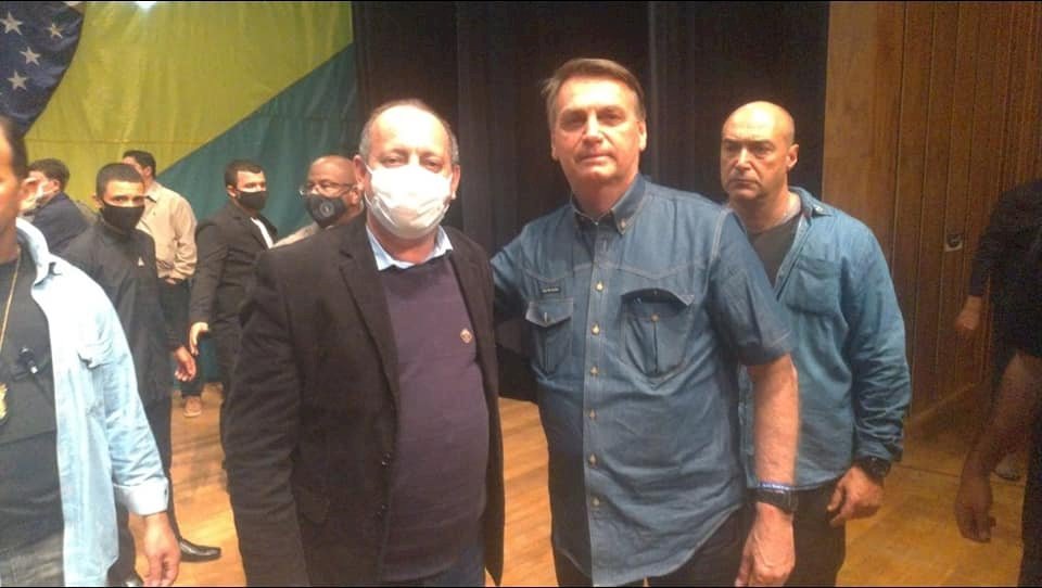Prefeito de Taquarussu teve encontro com Bolsonaro