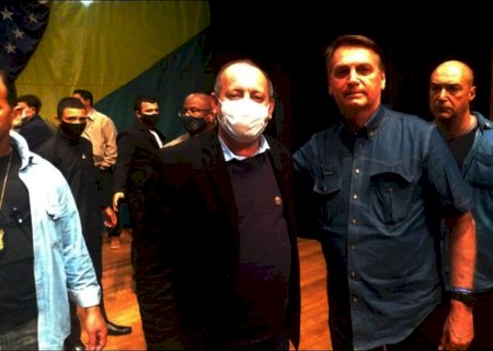 Prefeito de Taquarussu teve encontro com Bolsonaro