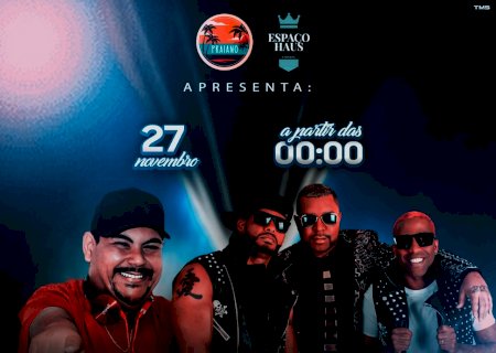 Batayporã: Hoje tem Bonde do Tigrão no Espaço Haus