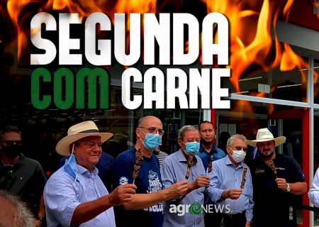 Segunda com carne: Pecuaristas fazem churrasco na porta do Bradesco