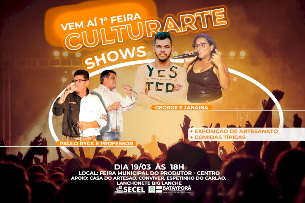 Dia do Artesão terá feira especial em Batayporã com exposição, atrações musicais e comidas típicas