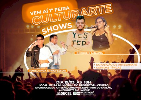 Dia do Artesão terá feira especial em Batayporã com exposição, atrações musicais e comidas típicas