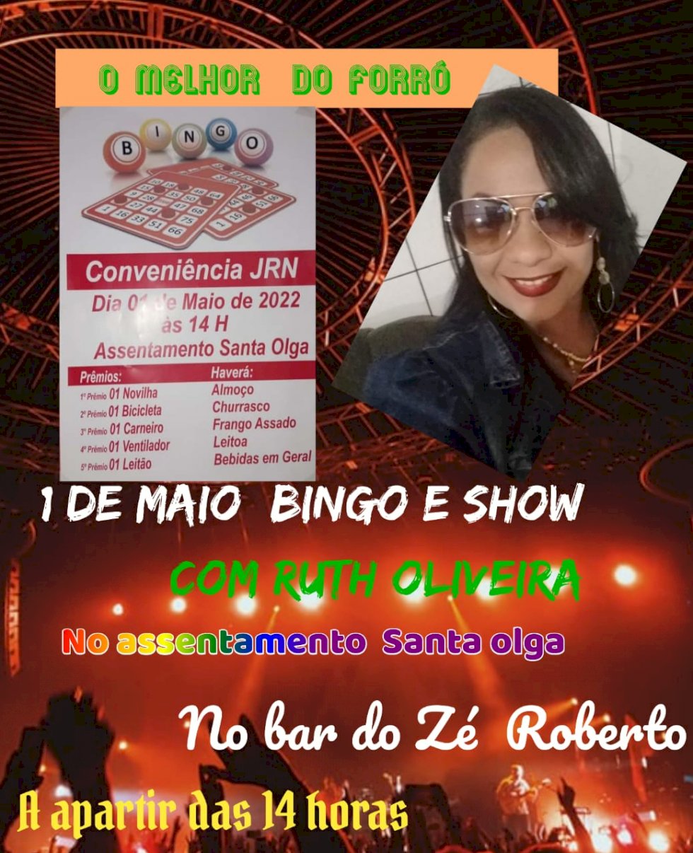 Nova Andradina: Bingo Show vai agitar o Assentamento Santa Olga neste dia do Trabalhador