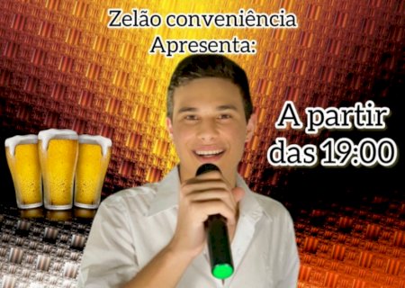 Nova Andradina: Zelão Conveniência apresenta atração musical nesta sexta-feira 22