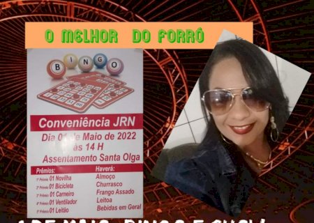Nova Andradina: Bingo Show vai agitar o Assentamento Santa Olga neste dia do Trabalhador