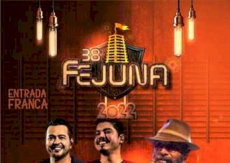 Programação da Fejuna traz grandes nomes do sertanejo nacional e shows regionais