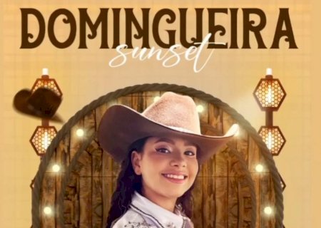 Taquarussú: Isadora Berto “Menina do Agro” será atração principal na Domingueira Sunset  neste domingo (05)