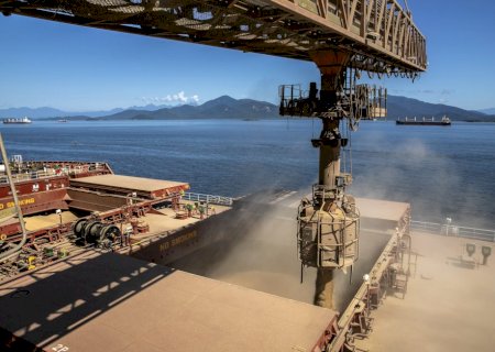 Impulsionado pela soja, exportações crescem 7,9% em Paranaguá