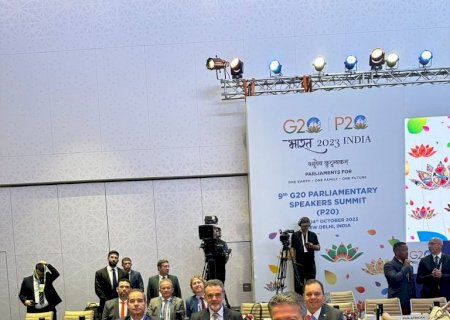 Em reunião de parlamentos na Índia, Lira reafirma posição do Congresso brasileiro na defesa do meio ambiente