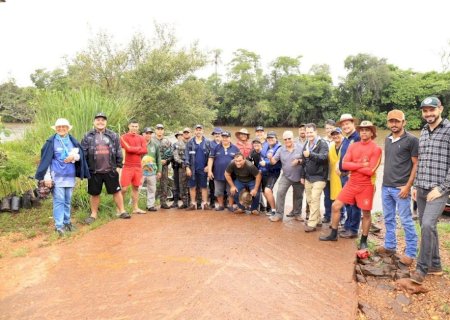 Renato Câmara participa de recuperação ambiental no Rio Dourados com o Clube de Imprensa e Rotary Club Caiuás