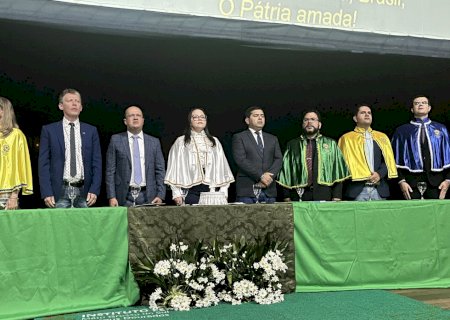 Em formatura no IFMS, Barbosinha cita Dourados como pólo de cabeças pensantes