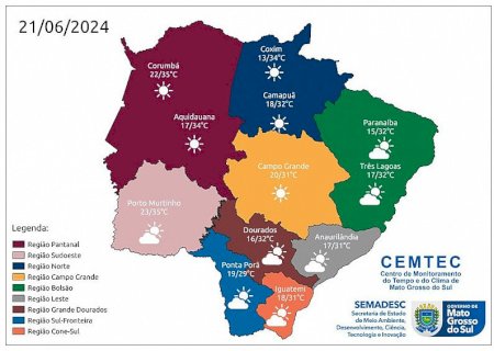 Inverno começa com calor intenso e alerta para incêndios em MS
