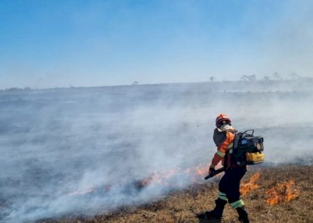 Com seca intensificada, MS mantém mobilização para combate aos incêndios florestais em biomas