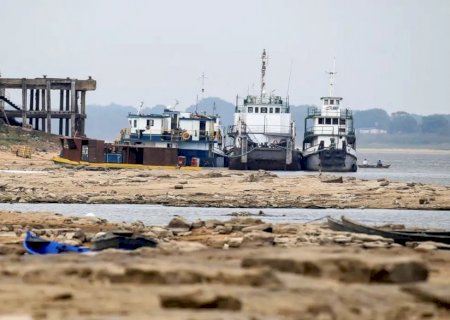 Rio Paraguai: principal bacia do Pantanal registra níveis negativos e projeções indicam pior seca da história