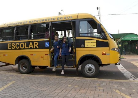 Com ação integrada, programa de monitoramento do transporte escolar beneficia alunos em 78 municípios de MS