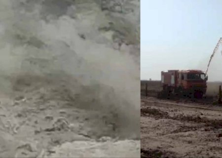 Fenômeno fogo de turfa: Terra devastada por incêndio ferve no Pantanal de MS