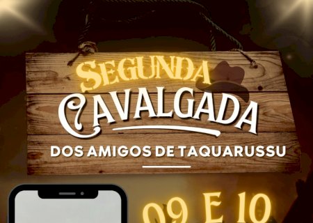 Taquarussu prepara Segunda Cavalgada dos Amigos