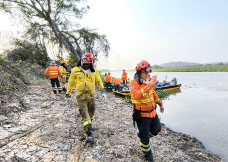 Com chuva abaixo da média e altas temperaturas, MS prepara ações de combate aos incêndios florestais
