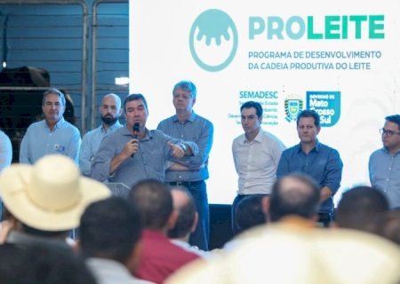 Proleite MS: Governo lança programa que vai impulsionar e modernizar setor leiteiro do Estado
