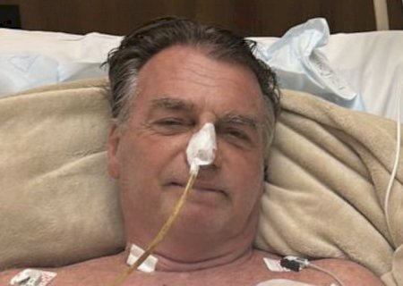 Michelle publica 1ª foto de Bolsonaro após cirurgia: Deu tudo certo