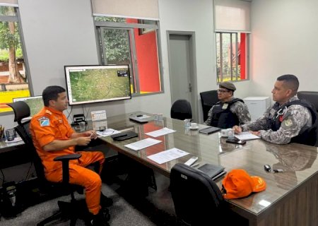 Bombeiros de MS e Força Nacional alinham estratégias para integração durante a Operação Pantanal
