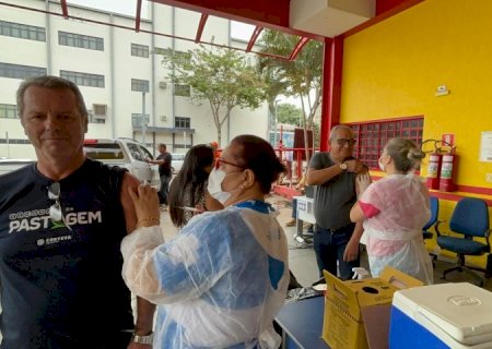 Com mais de meio milhão de pessoas imunizadas, MS lidera ranking nacional de vacinação contra Influenza