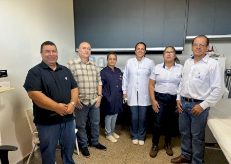 Prefeitura de Taquarussu realiza vacinação contra a gripe Influenza nos funcionários da Usina Laguna