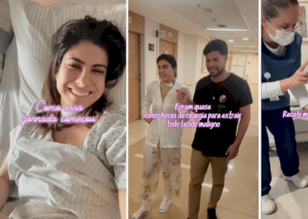 Camila Jara anuncia retirada total de câncer na tireoide e segue em recuperação