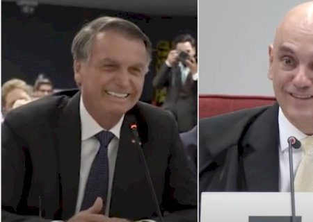“Gostaria de convidá-lo para ser meu vice”, diz Bolsonaro a Moraes