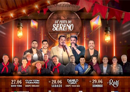 44ª Festa do Sereno de Batayporã promete três dias de tradição e shows nacionais