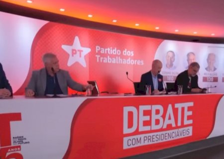 Debate entre candidatos à presidência do PT é marcado por crítica a favorito de Lula