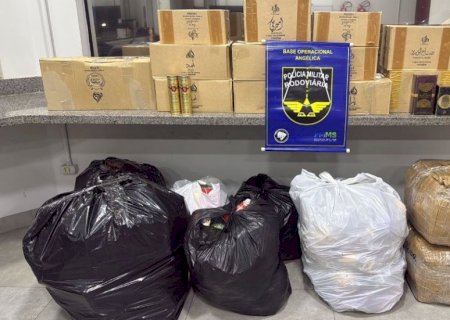 Polícia Militar Rodoviária apreende R$ 23 mil em mercadorias contrabandeadas MS