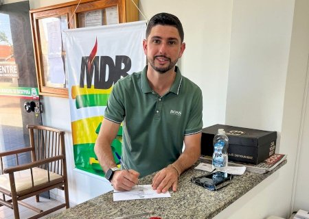 Diego Ricardy assume comando do MDB em Batayporã e fala em diálogo com aliados