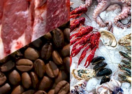 Carnes, café e pescados não escapam de sobretaxa de 50%