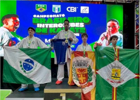 Shallyson da Silva Terto conquista Ouro no Campeonato Brasileiro de Karatê