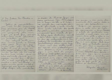 Mulher faz carta para chefia de hospital em MS e relata amor pelo SUS: Voltei a acreditar