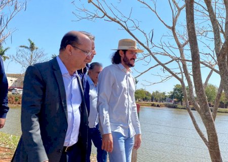 Batayporã recebe vice-governador Barbosinha e parlamentares para acompanhar obras