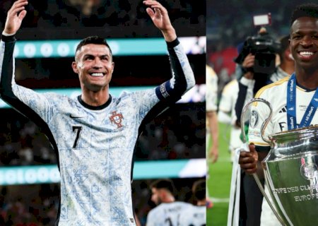 Cristiano Ronaldo é jogador mais bem pago do mundo; Vini Jr. é 6º
