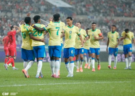 Brasil goleia Coreia do Sul e alcança maior vitória sob o comando de Ancelotti