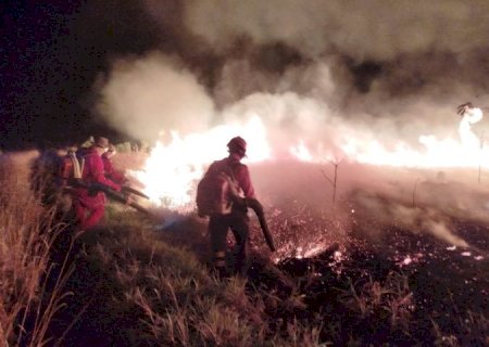 Operação Pantanal: atuação do Corpo de Bombeiros contribui para controle de incêndio em parque estadual de MS