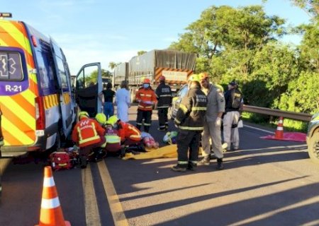 N&uacute;mero de feridos em acidente na BR-163 sobe para 12