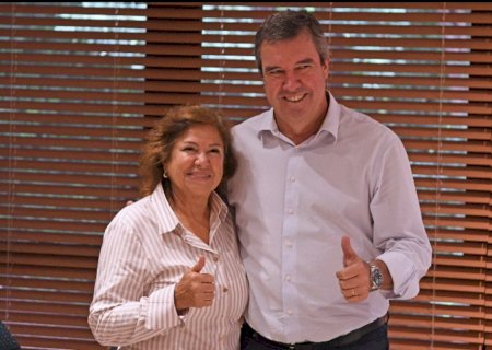 Reunião com governador Riedel consolida Dione como pré-candidata a deputada estadual