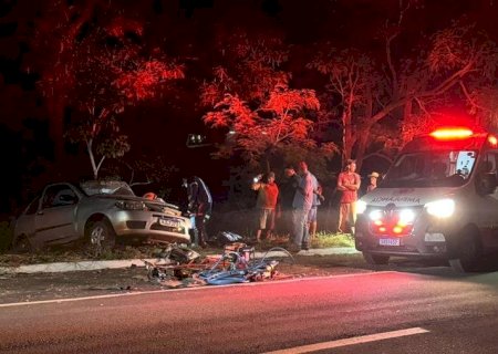 Nova Andradina: motorista atinge anta, perde controle e provoca grave acidente na MS-134