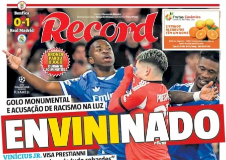 Imprensa internacional destaca golaço de Vini Jr. e denúncia de racismo em vitória do Real