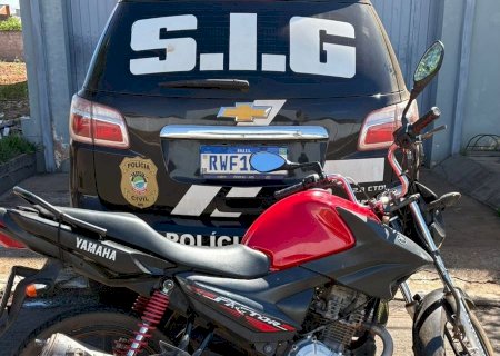 Polícia Civil prende apontado por furto de motocicleta e recupera veículo em Nova Andradina