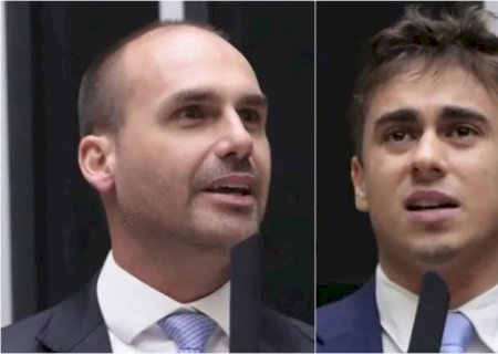 Eduardo Bolsonaro questiona Nikolas Ferreira por post no X